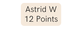 Astrid W 12 Points