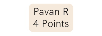 Pavan R 4 Points